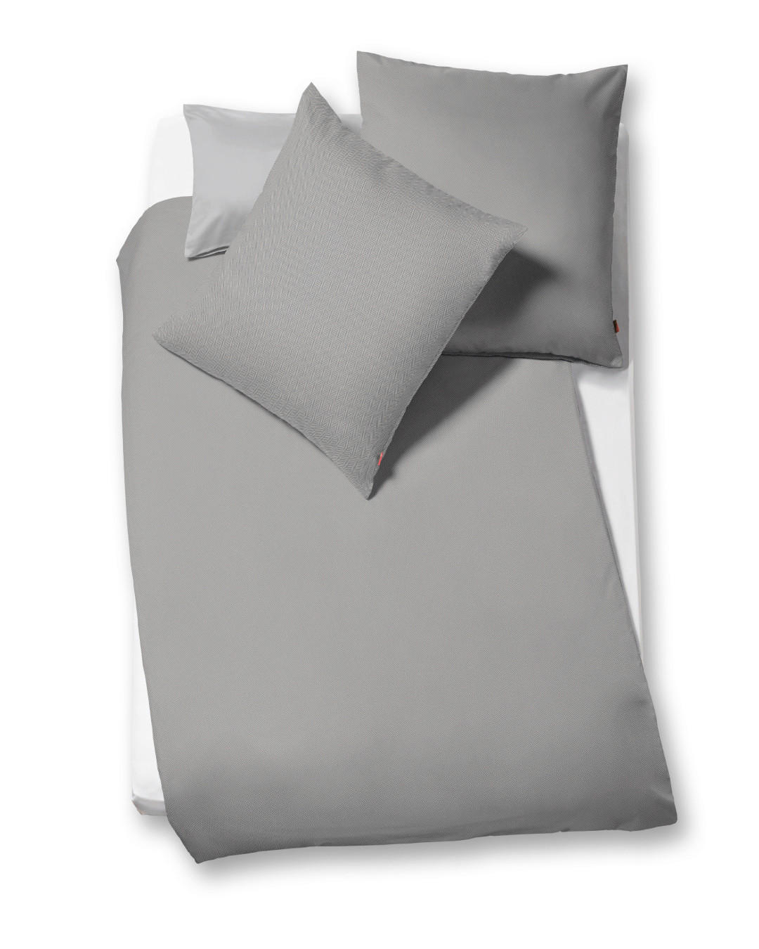 BETTWÄSCHE Flanell 155/220 cm  - Dunkelgrau, Basics, Textil (155/220cm) - Fleuresse