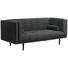SOFA in Textil Dunkelgrau - Dunkelgrau/Dunkelbraun, Design, Holz/Textil (200/80/87cm) - Carryhome SOFA in Textil Dunkelgrau - Dunkelgrau/Dunkelbraun, Design, Holz/Textil (200/80/87cm) - Carryhome