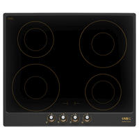 INDUKTIONSKOCHFELD SI764AOM  - Messingfarben/Schwarz, Basics, Glas/Metall (59,6/60/51cm) - SMEG