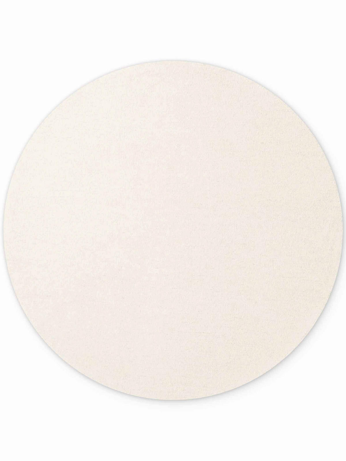 WOLLTEPPICH 200 cm Puristic Creme rund  - Creme, Basics, Textil (200cm) - Elle Decoration