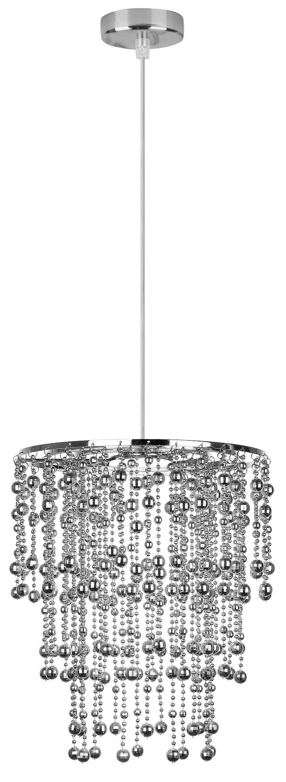 HÄNGELEUCHTE 22.5/22.5/110 cm  - Chromfarben, KONVENTIONELL, Metall (22.5/22.5/110cm)