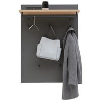 GARDEROBENPANEEL  in 80/109/27 cm  - Eichefarben/Grau, Design, Holz/Holzwerkstoff (80/109/27cm) - Dieter Knoll