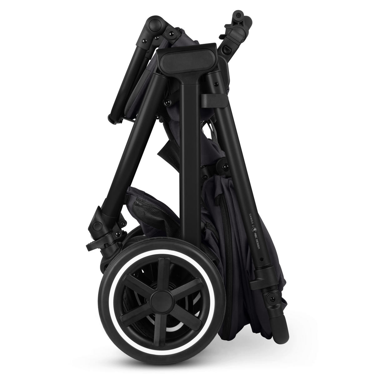 KINDERWAGEN Samba 2  - Schwarz, Basics, Textil/Metall (60/108/88cm) - ABC Design