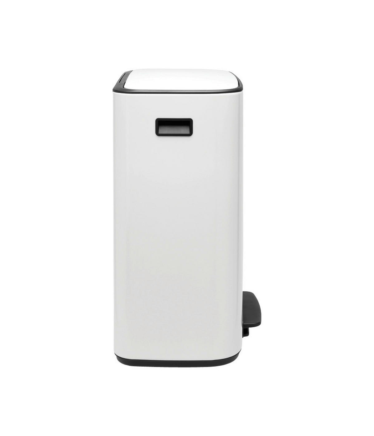 ABFALLEIMER BO TRETEIMER 2 X 30 L  - Schwarz/Weiß, Basics, Kunststoff/Metall (54.1/65.2/36.3cm) - Brabantia