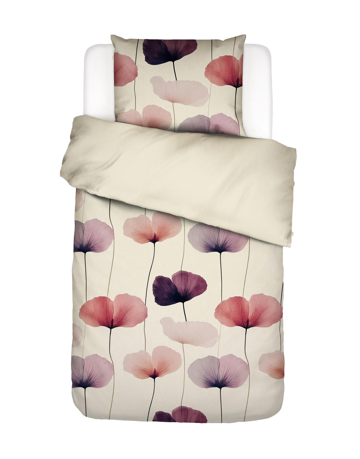 POSTELJNINA 135/200 cm saten pink  - pink, Konvencionalno, tekstil (135/200cm) - Essenza