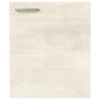 KÜCHENSCHRANKFRONT 60/72/56 cm  in Weiß  - Edelstahlfarben/Weiß, MODERN, Holzwerkstoff/Metall (60/72/56cm) - Nobilia