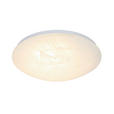LED-DECKENLEUCHTE 38/8 cm   - Alabasterfarben/Weiß, Basics, Kunststoff/Metall (38/8cm) - Boxxx