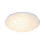 LED-DECKENLEUCHTE 38/8 cm   - Alabasterfarben/Weiß, Basics, Kunststoff/Metall (38/8cm) - Boxxx