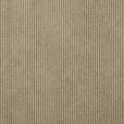 HOCKER in Textil Taupe  - Taupe/Schwarz, Design, Kunststoff/Textil (43/50/43cm) - Novel