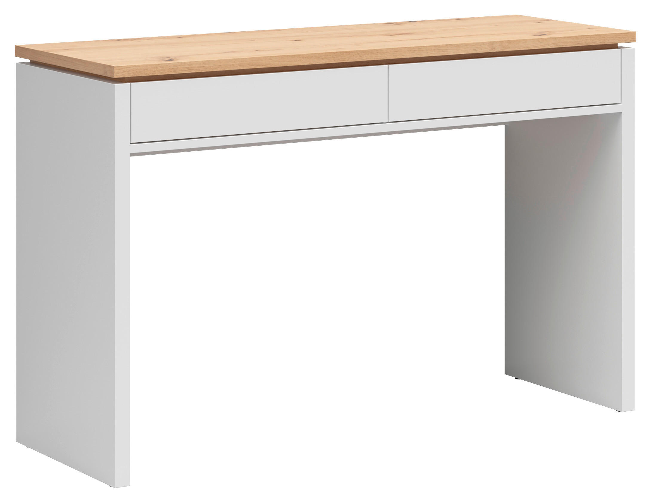 SCHMINKTISCH 120/42/78 cm, Weiß, Eiche Artisan  - Weiß/Eiche Artisan, MODERN, Holzwerkstoff (120/42/78cm) - Xora