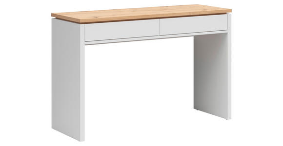 SCHMINKTISCH 120/42/78 cm, Weiß, Eiche Artisan  - Weiß/Eiche Artisan, MODERN, Holzwerkstoff (120/42/78cm) - Xora