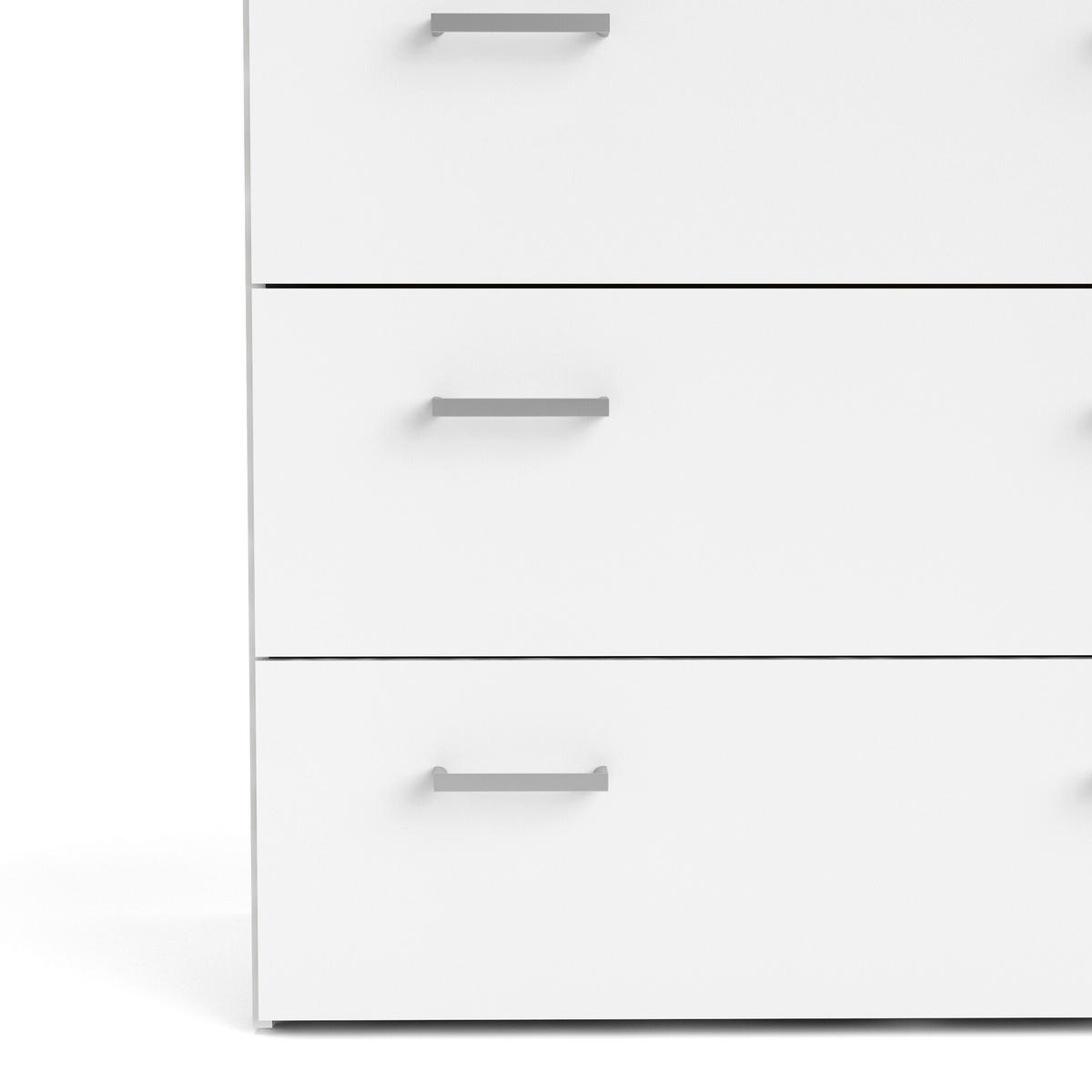 COMODĂ 74,1/114,7/36 cm  - argintiu/alb, Design, plastic/material pe bază de lemn (74,1/114,7/36cm) - Livetastic
