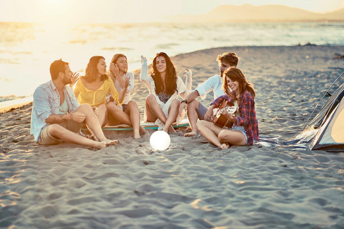 AKKU-TISCHLEUCHTE Busso 18/31 cm   - Weiß, Basics, Kunststoff (18/31cm)