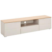 NÍZKÁ KOMODA, kašmírová, dub artisan, 165/42/40 cm - kašmírová/dub artisan, Design, kompozitní dřevo/plast (165/42/40cm) - MID.YOU