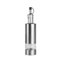 ESSIG-/ÖLFLASCHE - Klar, Basics, Glas/Metall (5/5/24cm) - Justinus