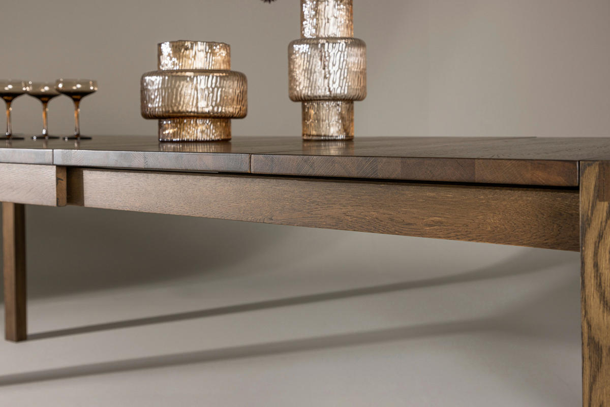 ESSTISCH Eiche teilmassiv rechteckig Eichefarben  - Eichefarben, Design, Holz (170/95/75cm) - Livetastic