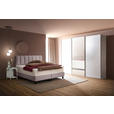 BOXSPRINGBETT 180/200 cm,  in Hellbraun, Topper, Matratzen, H3 = fest  - Hellbraun/Schwarz, Design, Holzwerkstoff/Textil (180/200cm) - Esposa