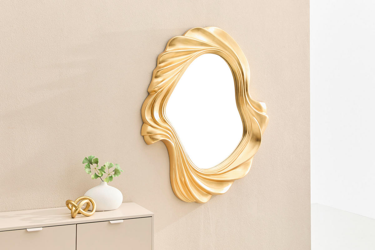 WANDSPIEGEL 131/150/9 cm    in  - Goldfarben, Design, Glas/Holzwerkstoff (131/150/9cm) - Novel