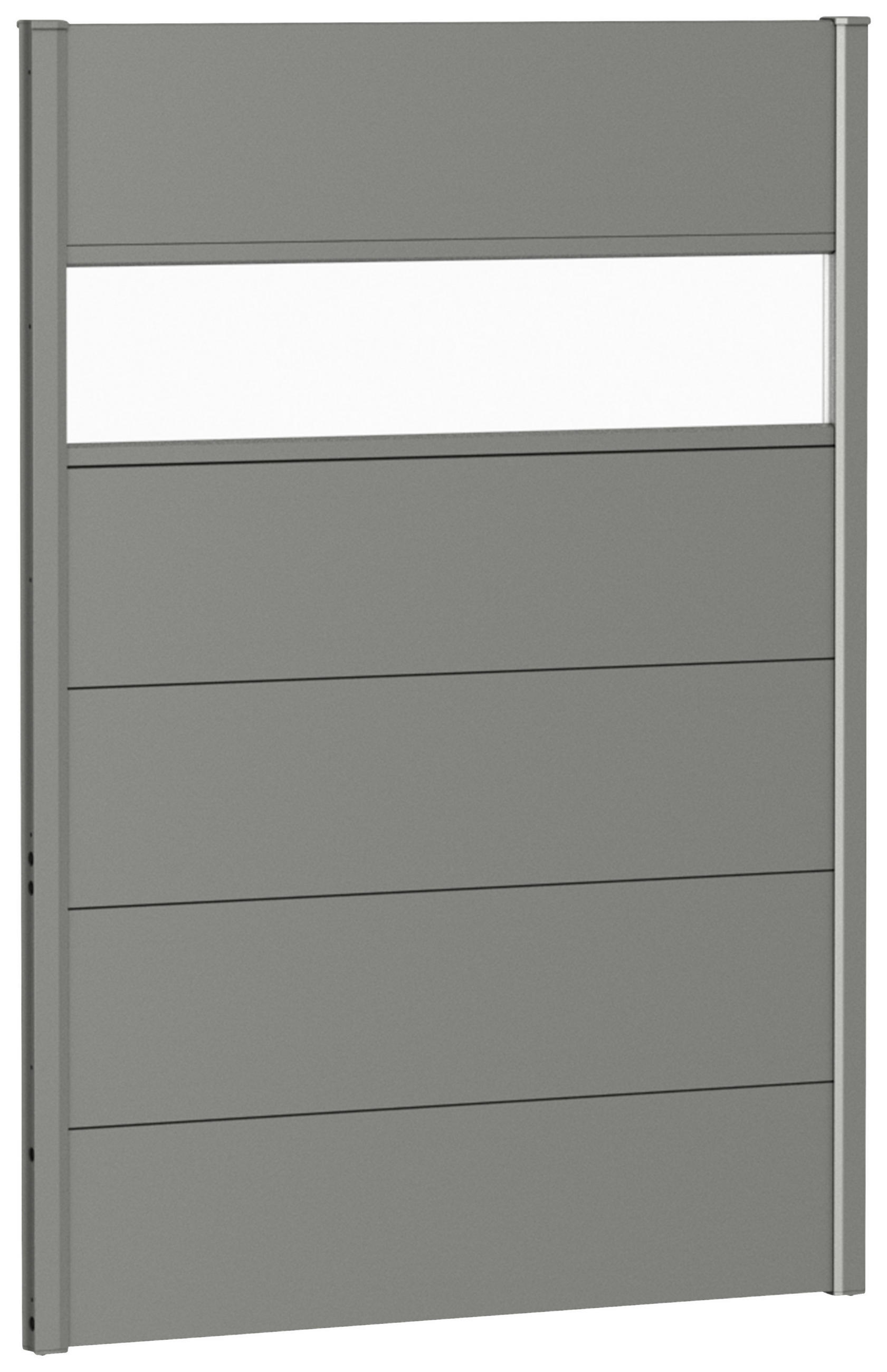 SICHTSCHUTZ - Grau, Basics, Kunststoff/Metall (96/137/4,4cm) - Biohort