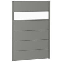 SICHTSCHUTZ - Grau, Basics, Kunststoff/Metall (96/137/4,4cm) - Biohort