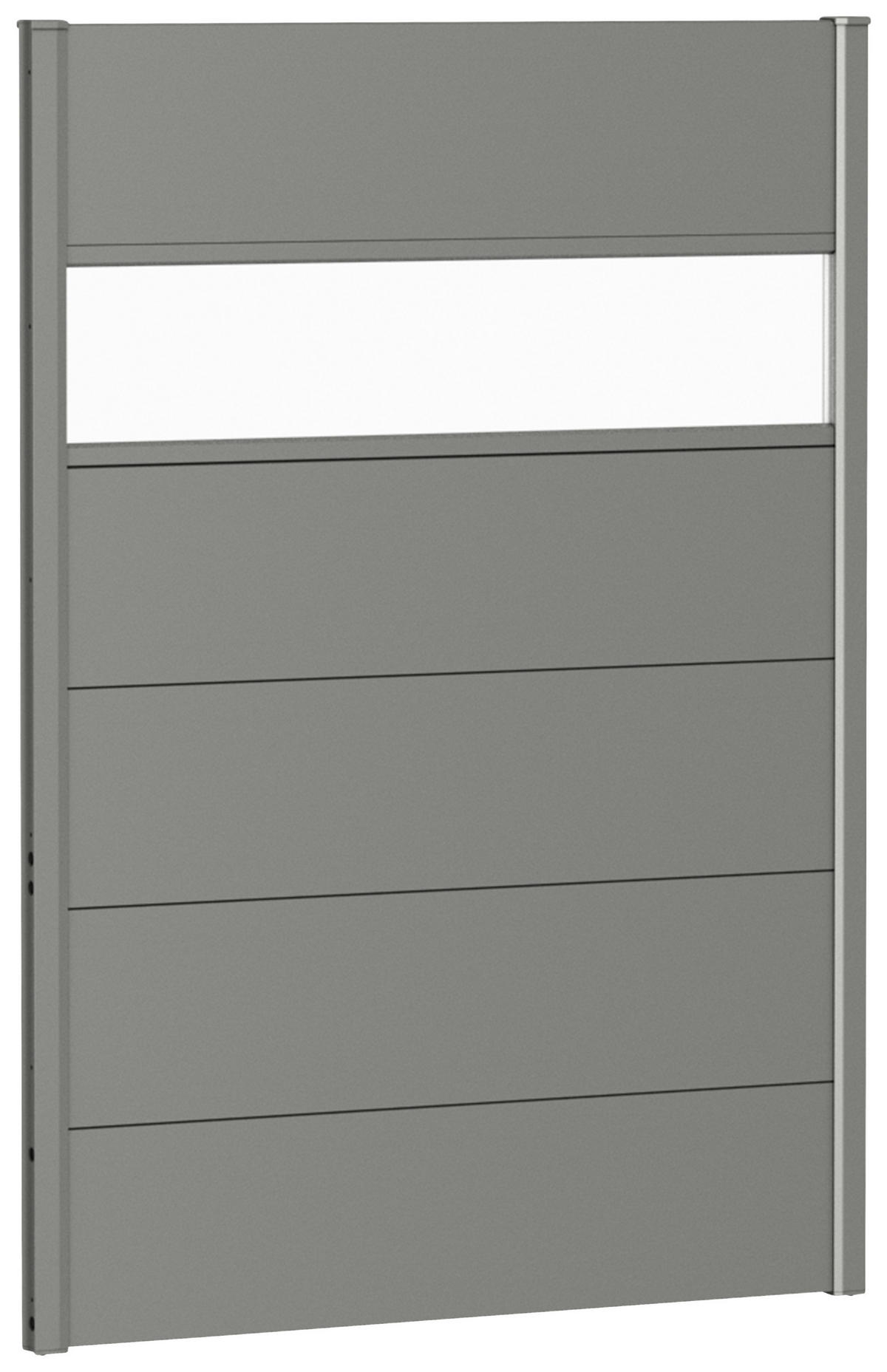 SICHTSCHUTZ - Grau, Basics, Kunststoff/Metall (96/137/4,4cm) - Biohort
