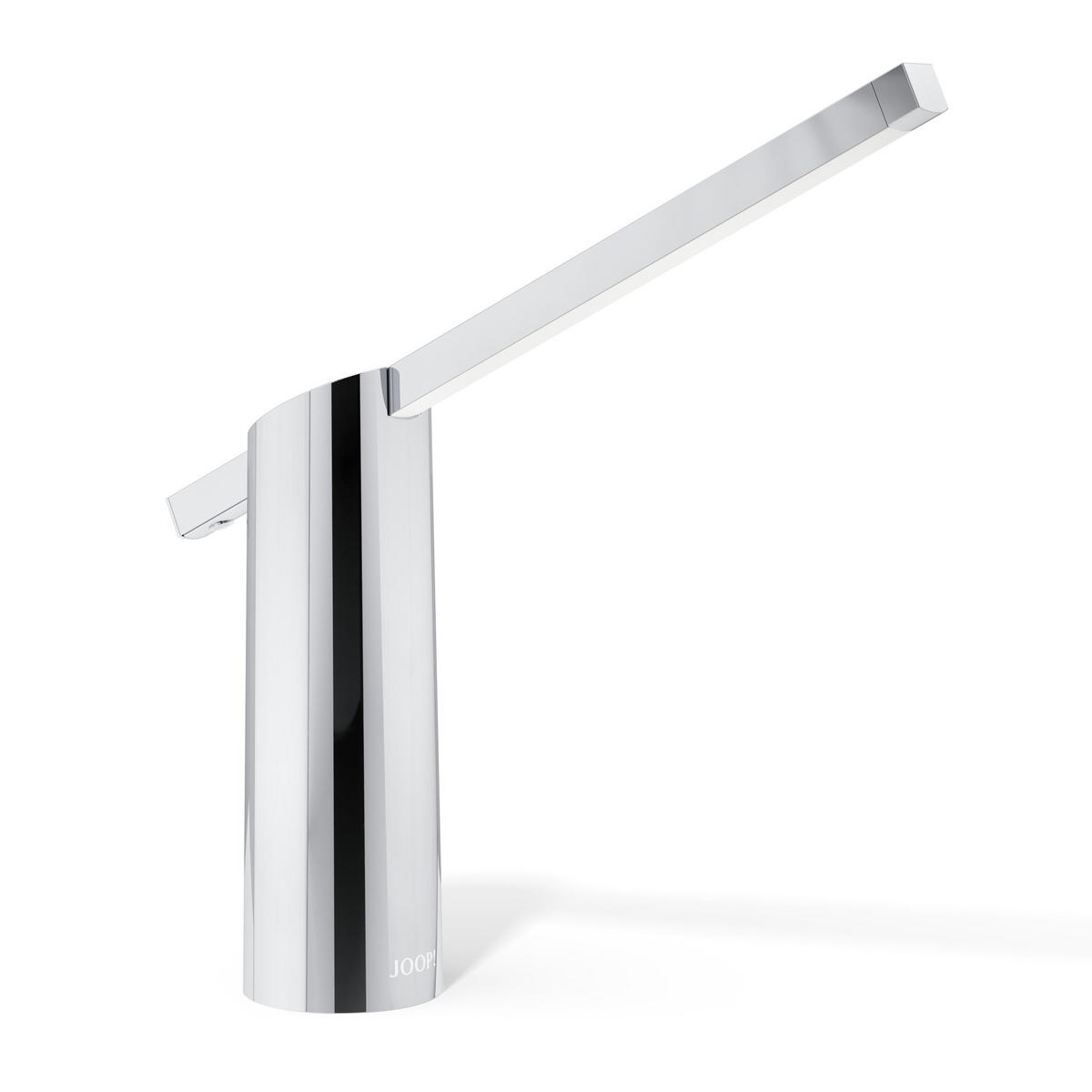 STOLNÍ LED LAMPA, dotykový stmívač,  - bílá/barvy chromu, Design, kov/plast (43,5/8/40cm) - Joop!