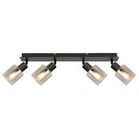 STRAHLER 55/8/18 cm   - Schwarz, Basics, Glas/Metall (55/8/18cm) - Novel