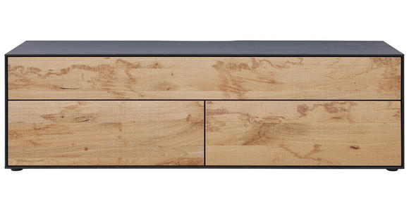 LOWBOARD 175/52/49 cm - Eichefarben/Anthrazit, Natur, Holz/Kunststoff (175/52/49cm) - Valnatura