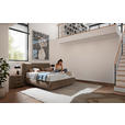 BOXSPRINGBETT 180/200 cm  in Braun  - Schwarz/Braun, Design, Kunststoff/Textil (180/200cm) - Johann Jakob