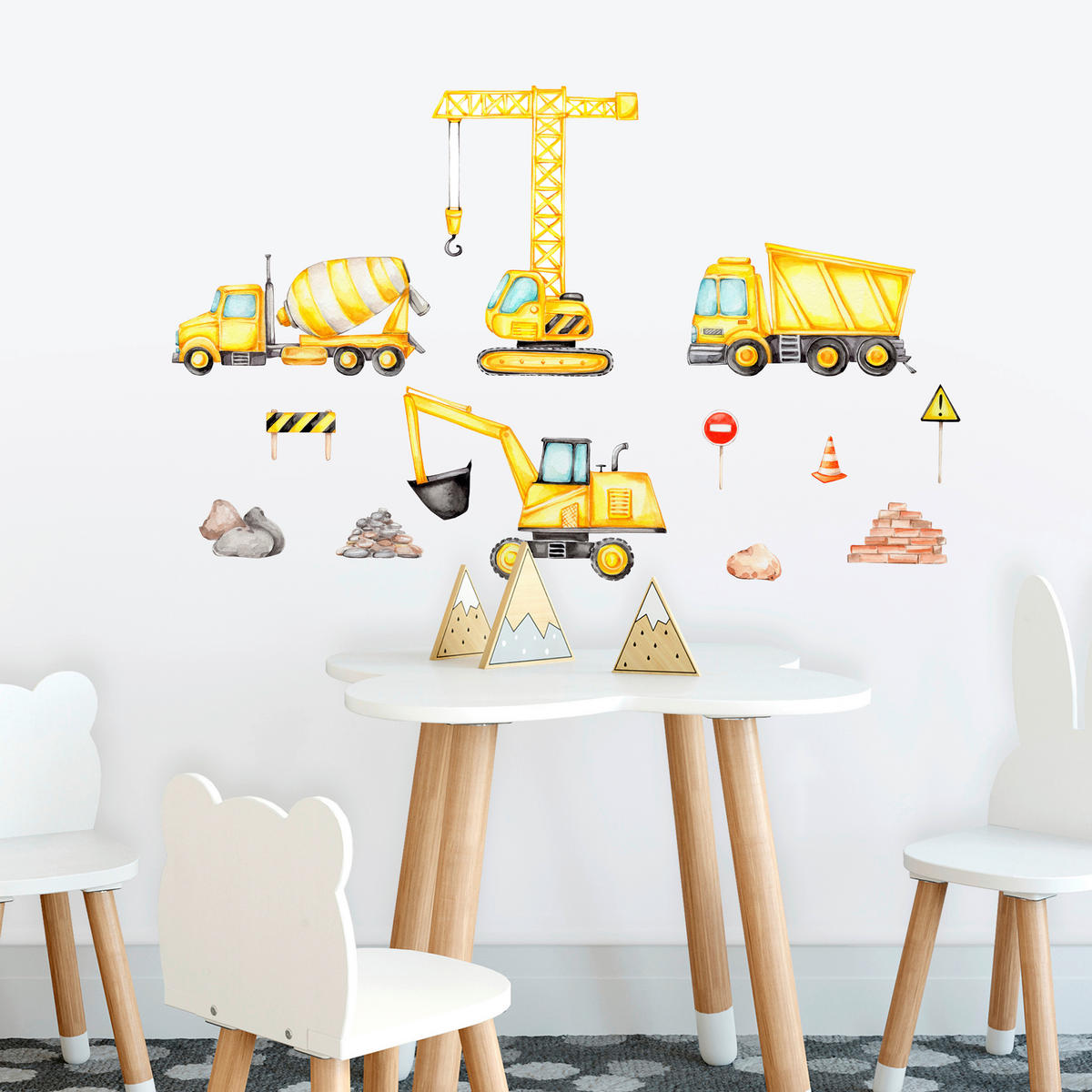 DEKORAČNÍ NÁLEPKA - vícebarevná, Basics, plast (25/35/0,10cm) - Euroart