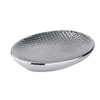 SZAPPANTARTÓ kerámia  - krómszínű, Basics, kerámia (13,5/2,6/9,7cm) - Wenko