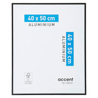 BILDERRAHMEN 40/50 cm  - Schwarz, Basics, Glas/Metall (40/50cm) - Nielsen