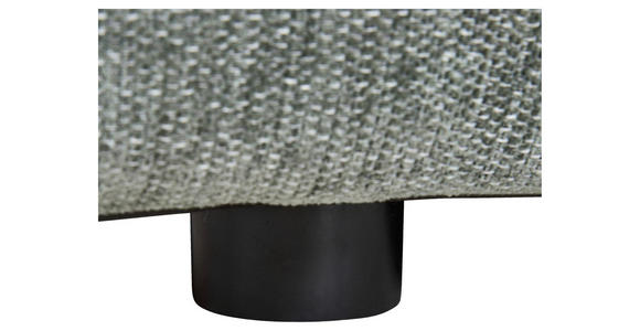 ECKSOFA Pastellgrün Flachgewebe - Pastellgrün/Schwarz, KONVENTIONELL, Kunststoff/Textil (189/292cm) - Carryhome