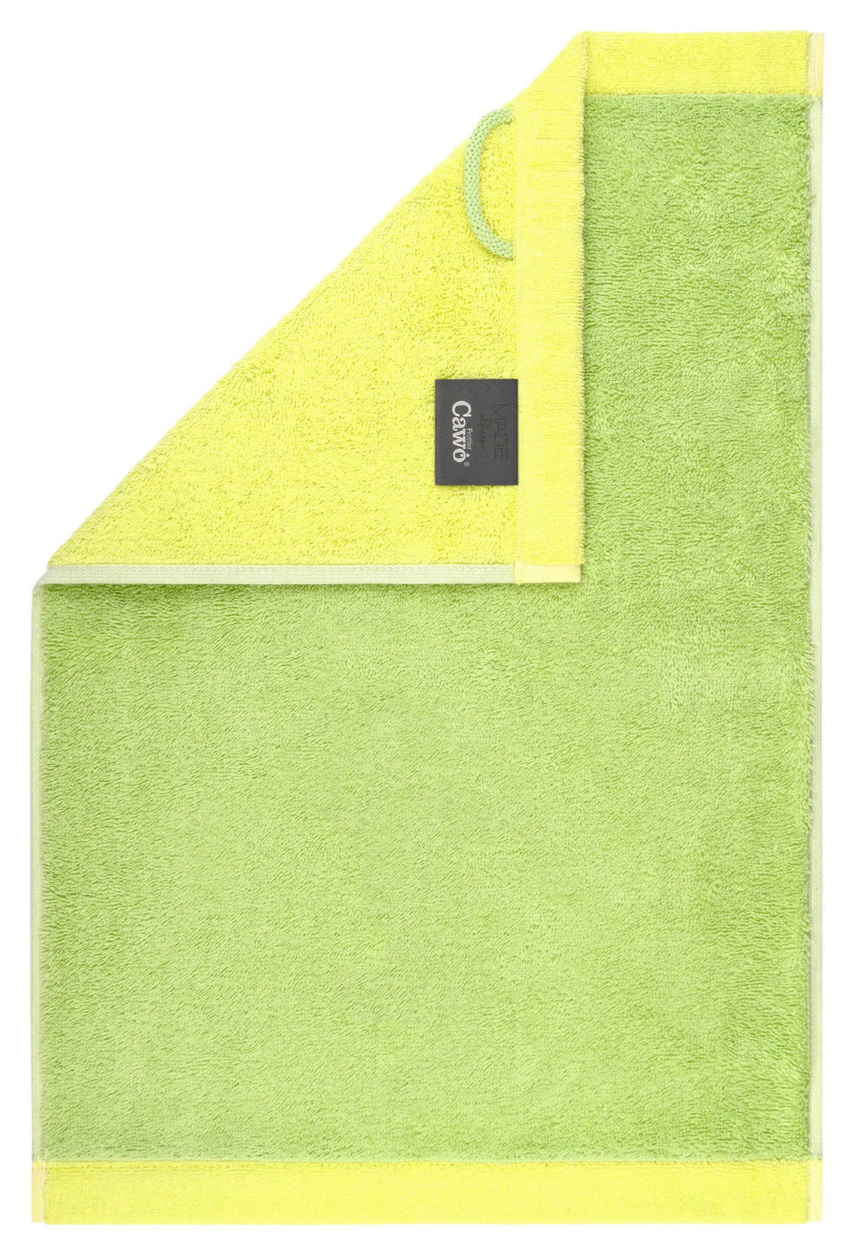 GÄSTETUCH Lifestyle Splash Gelb, Grün, Türkis 30/50 cm  - Türkis/Gelb, Basics, Textil (30/50cm) - Cawoe