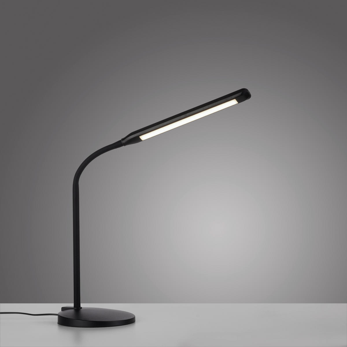 STONA LED LAMPA - crna, Osnovno, metal/plastika (39/14,5/64cm)