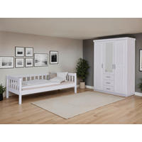 EINZELZIMMER Weiß  - Naturfarben/Weiß, MODERN, Holz - MID.YOU