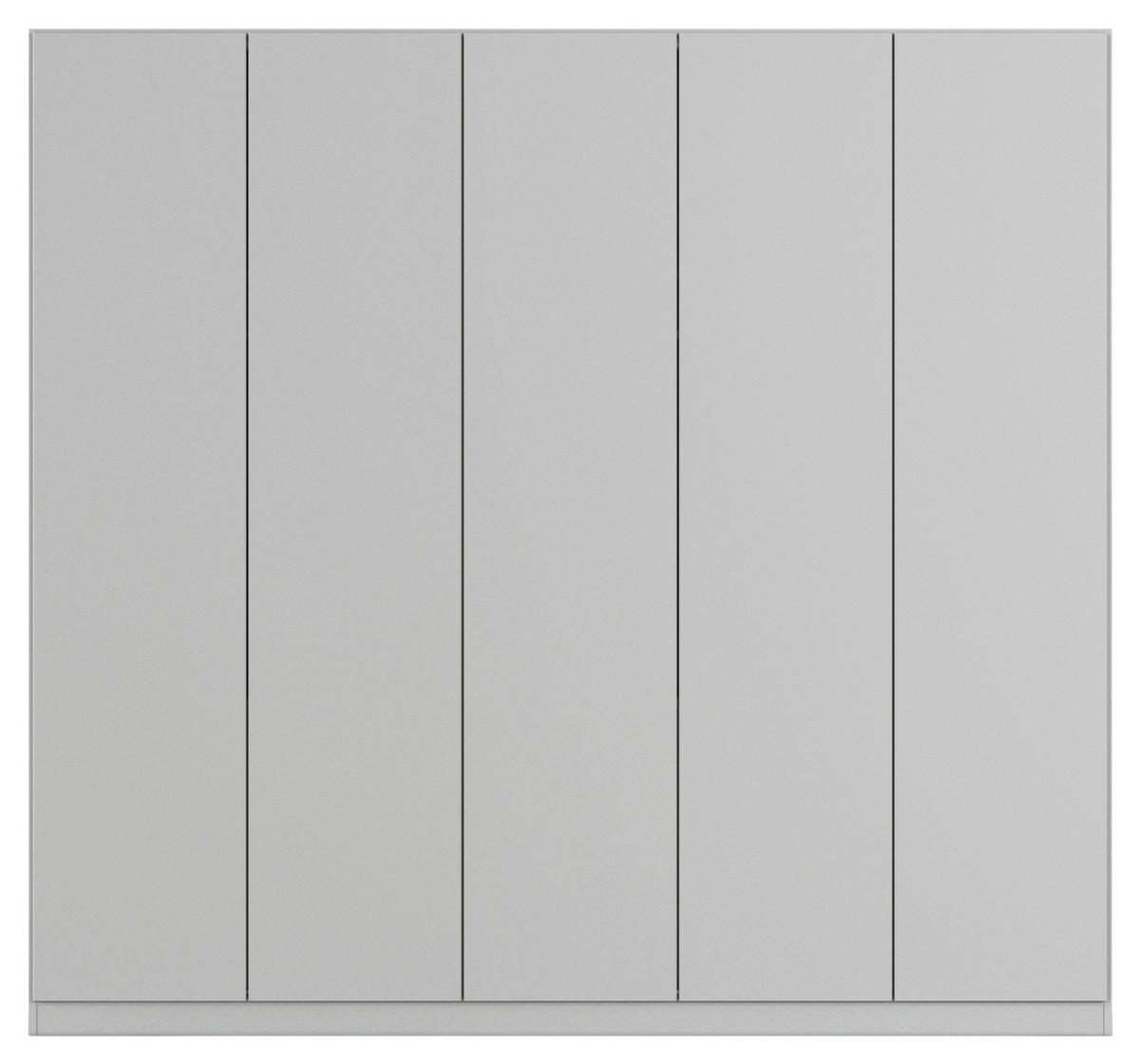 FALTTÜRENSCHRANK in Grau  - Grau, Holzwerkstoff (226/210/54cm) - Boxxx