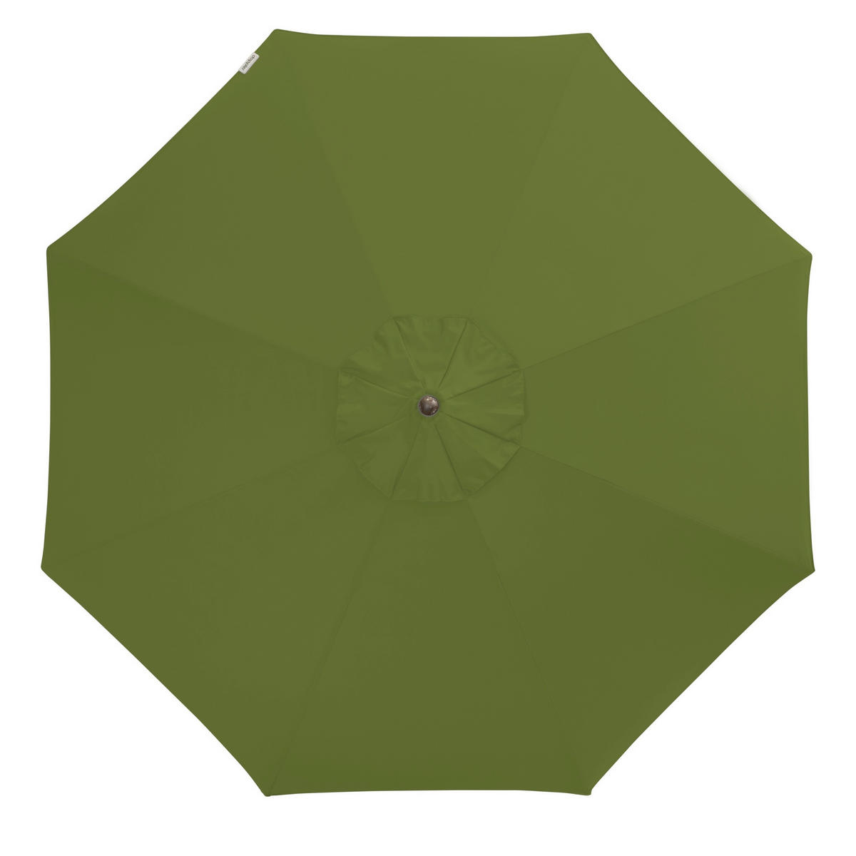 SONNENSCHIRM 350 cm   - Eschefarben/Grün, Design, Textil/Metall (350cm) - Doppler