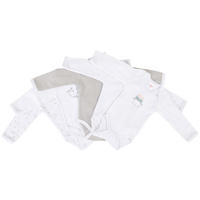 BABYBODY-SET  - Taupe/Gelb, Basics, Textil (86/92null) - My Baby Lou