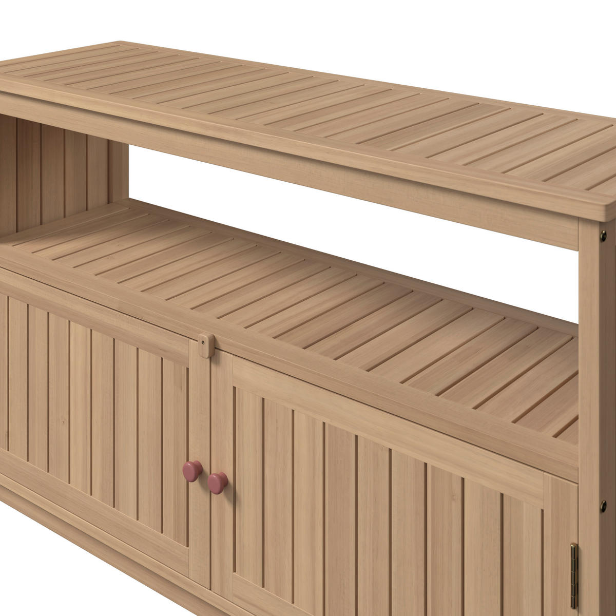 GARTENKOMMODE 110/75/35 cm  - Akaziefarben, MODERN, Holz/Kunststoff (110/75/35cm) - Ambia Garden