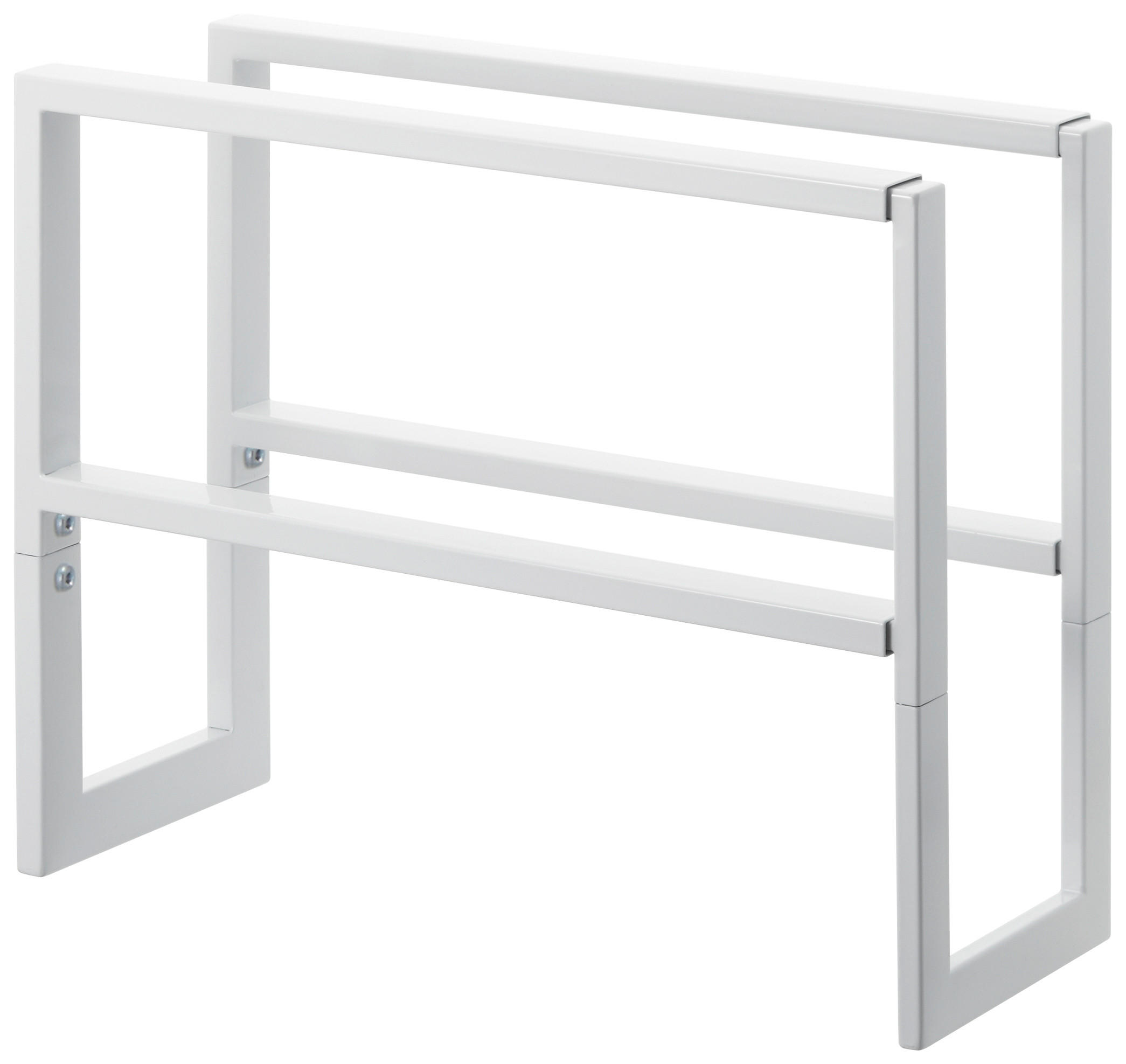 SCHUHREGAL 38/15/30 cm  - Weiss, Basics, Metall (38/15/30cm)
