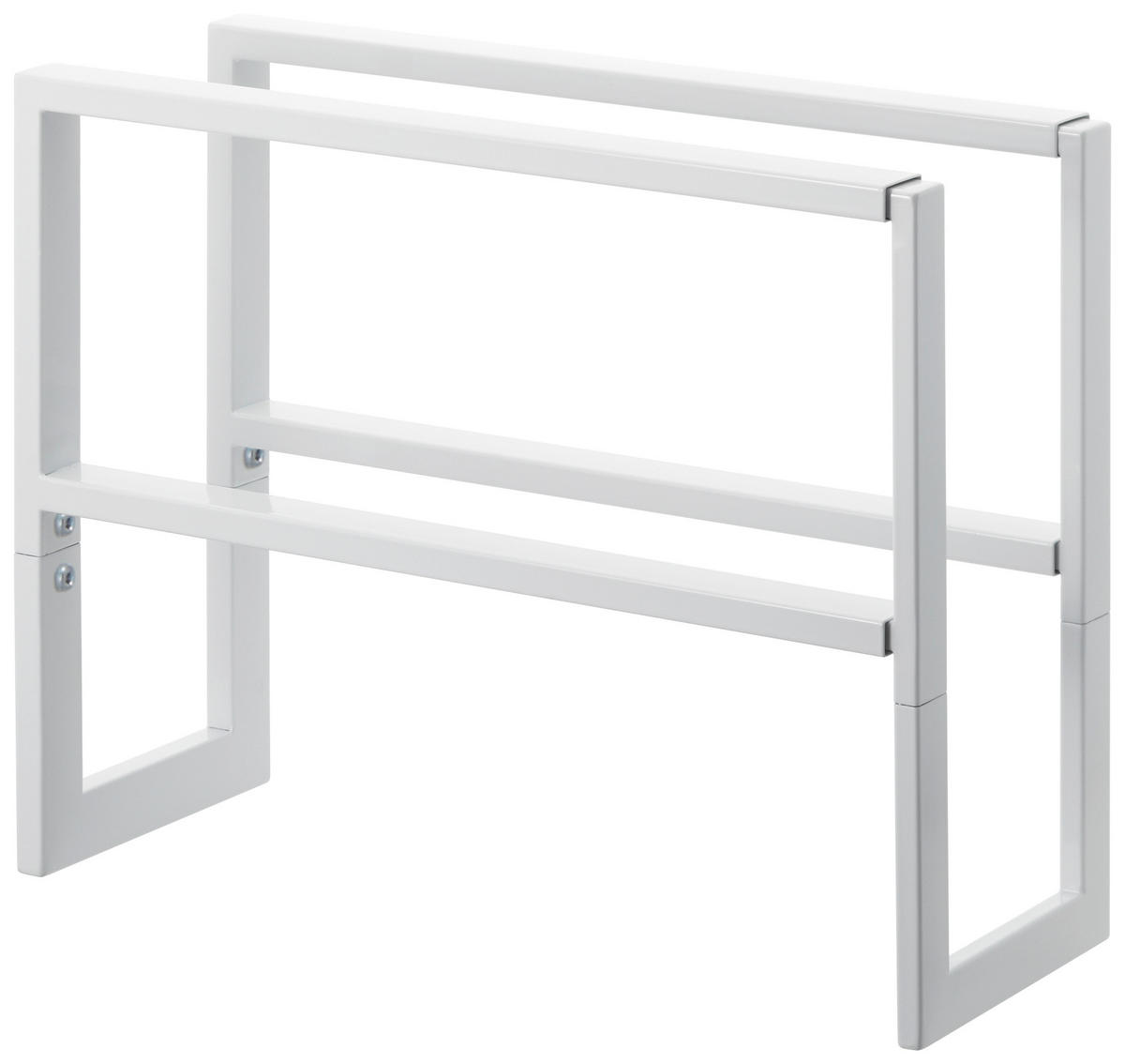 SCHUHREGAL 38/15/30 cm  - Weiss, Basics, Metall (38/15/30cm)