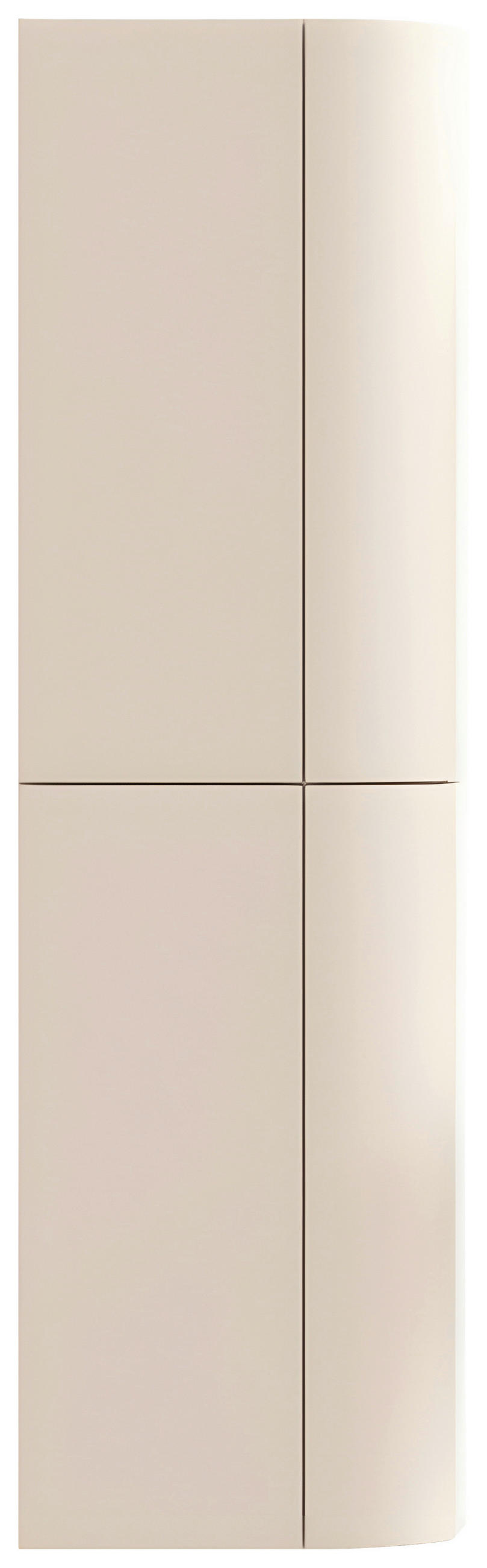 HOCHSCHRANK 45/160/30 cm  - Kaschmir, KONVENTIONELL, Glas/Holzwerkstoff (45/160/30cm) - Novel