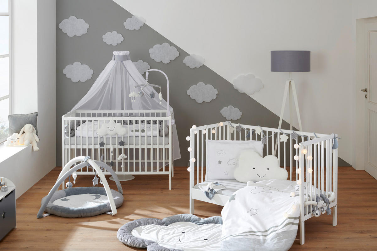 RÁCSOS KISÁGY ALEX  - Basics, fa (125/65/87cm) - My Baby Lou