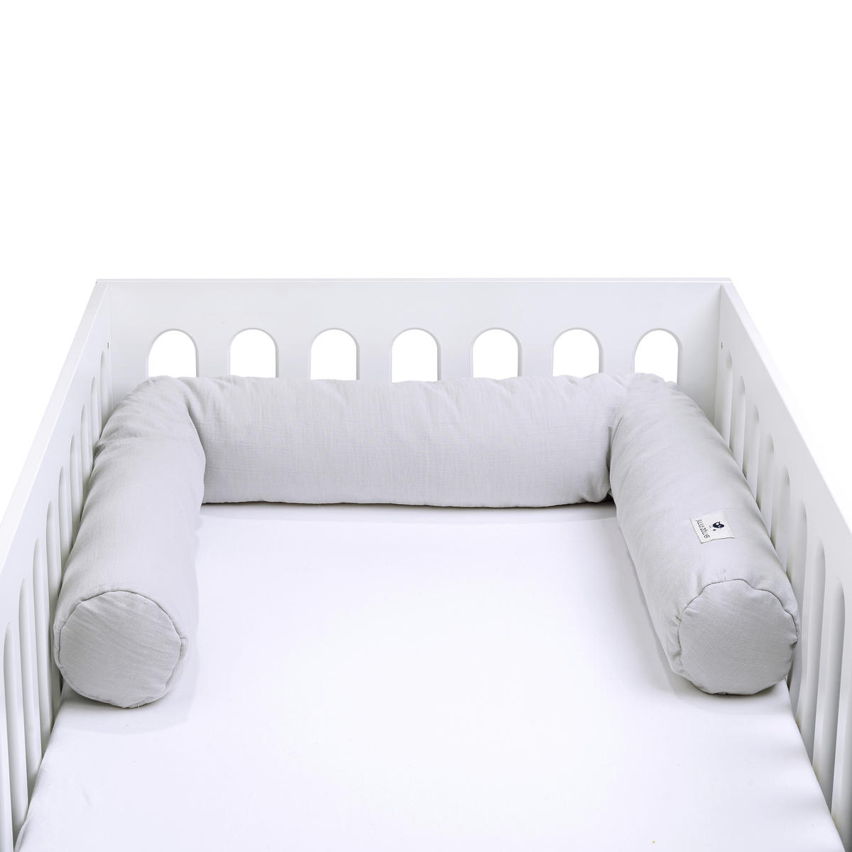 NESTCHENSCHLANGE Terra Musselin   14/180 cm  - Hellgrau, Basics, Textil (14/180cm) - Zöllner