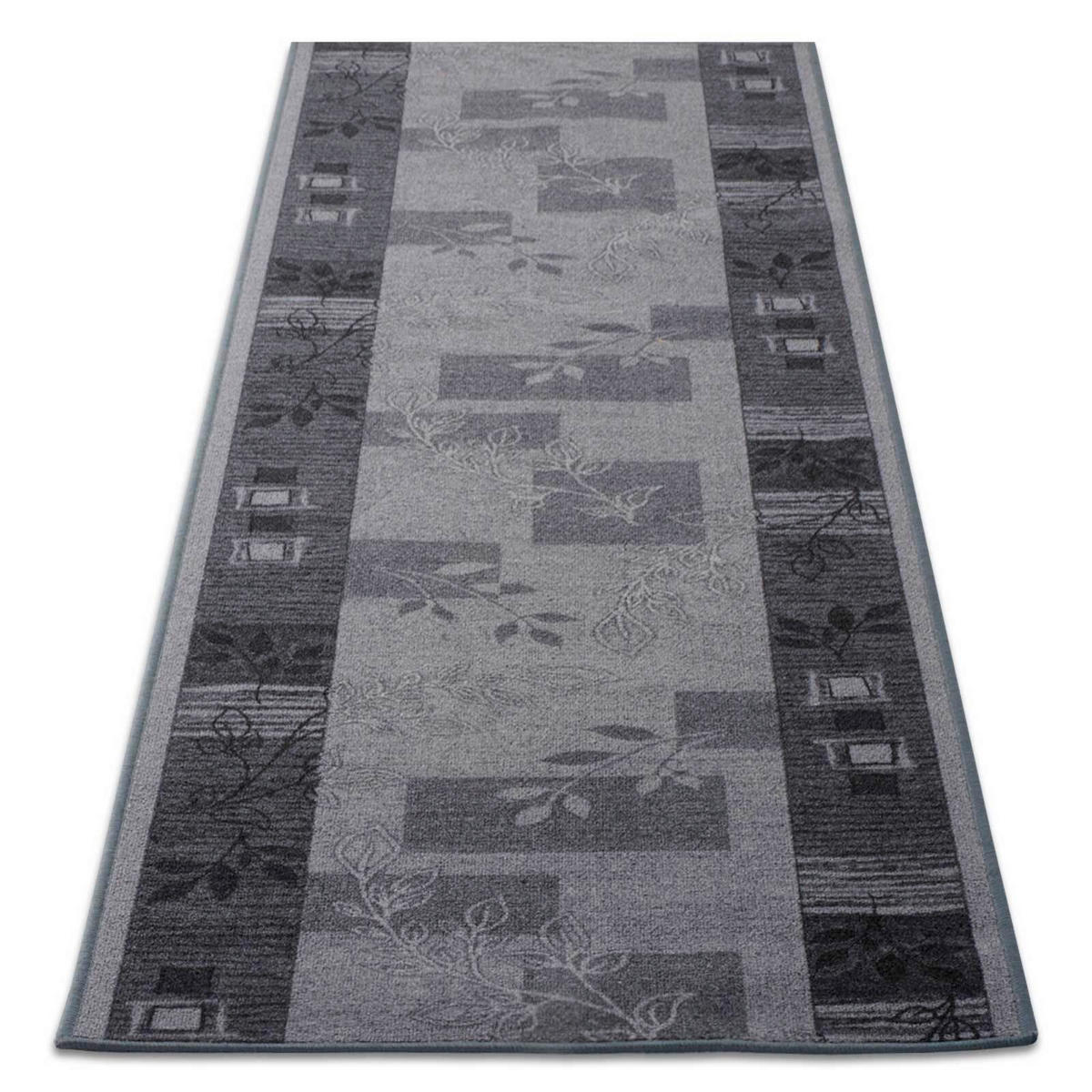 LÄUFER 80/450 cm FD  - Grau, KONVENTIONELL, Kunststoff/Textil (80/450cm)