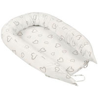 NESTCHEN  80/50/10 cm   - Weiß/Grau, Basics, Textil (80/50/10cm) - My Baby Lou