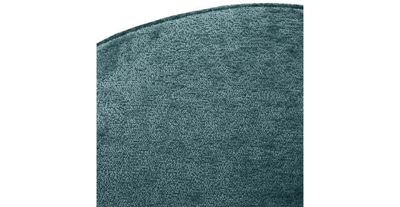 HOCKER in Textil Türkis  - Türkis/Schwarz, Design, Kunststoff/Textil (75/38/75cm) - Landscape