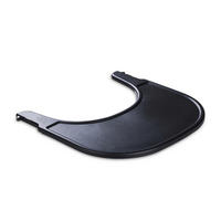 ESS- UND SPIELBRETT  - Schwarz, Basics, Kunststoff (46/3,5/44cm) - Hauck