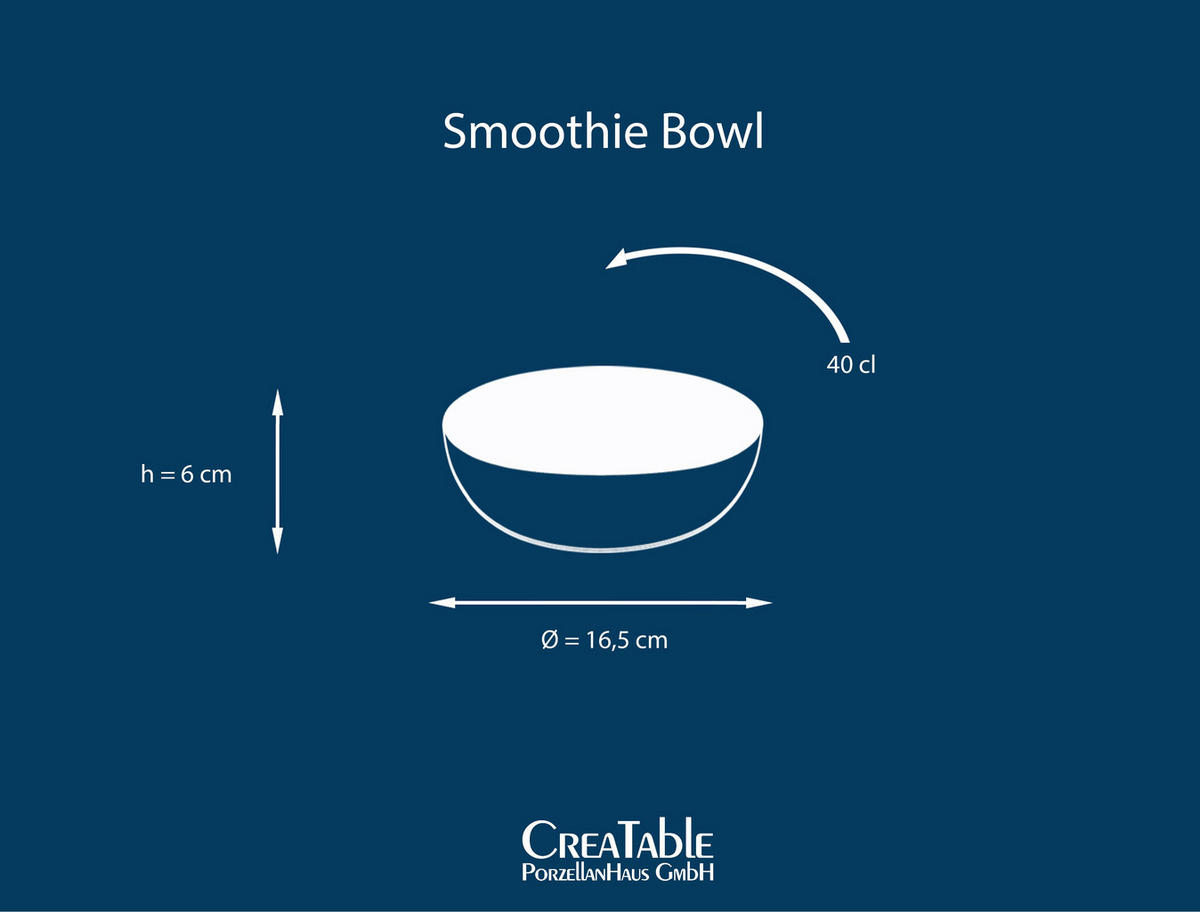 SCHÜSSELSET Cascade Bowls Mix 4-teilig  - Blau/Braun, Basics, Keramik (16,5/5,5cm) - Creatable